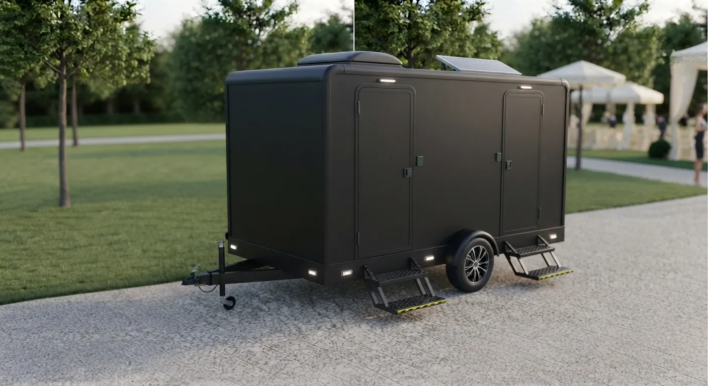 2 Stall Restroom Trailer in Sunrise, FL