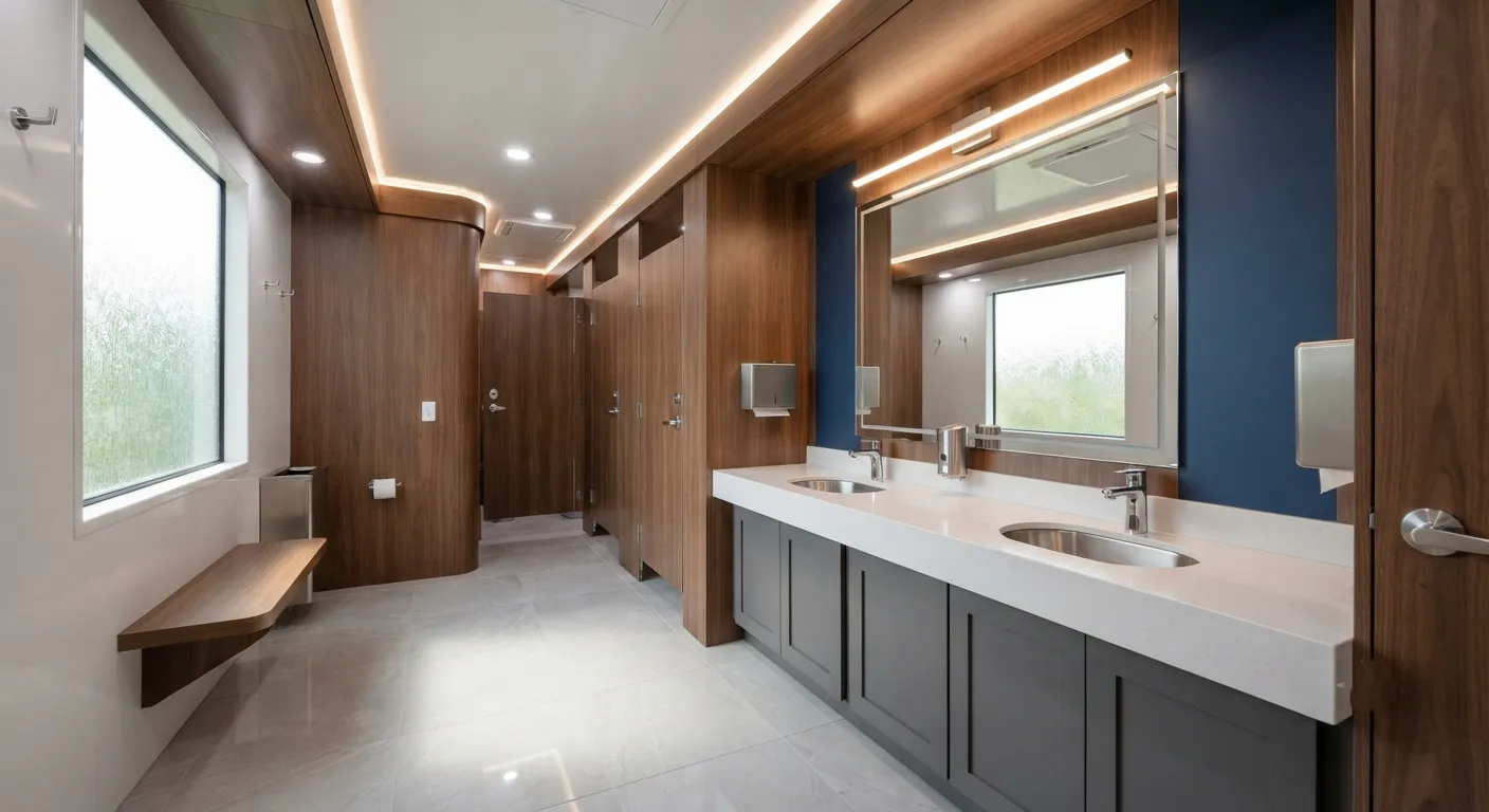Luxury Restroom Trailer in Sunrise, FL