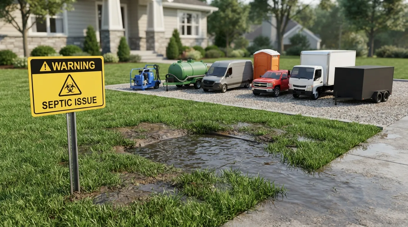 Septic Tank Warning Signs in Sunrise, FL